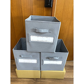Sét 3 hộp đựng đồ đa năng Việt Nam (Storage Box) size max (26.5x26.5xH28cm)