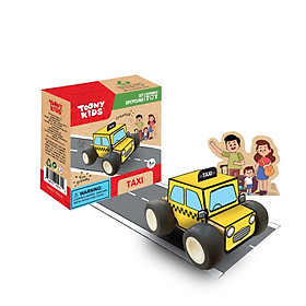 Bộ Đồ Chơi DIY TOONYKIDS Siêu Xe Tái Chế Road Transport Taxi TN00324-002 [Tặng Kèm Sticker