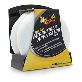 Meguiar s Microfiber Applicator Pads- Mút Microfiber trắng đường kính 12