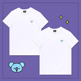 Set 2 áo thun BT21 x HUNT 2Pack Set White Koya HIXH8A801T