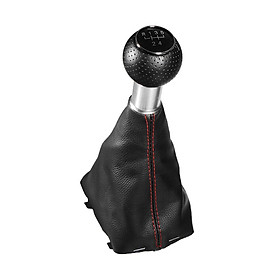 High Quality 5 Speed Gear Knob Shift Shifter Cover Black