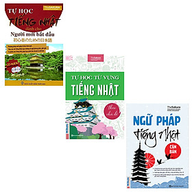 Download sách Combo Làm quen với tiếng Nhật( Tự học tiếng nhật dành cho người mới bắt đầu + Ngữ pháp tiếng Nhật căn bản + Tự học từ vựng tiếng Nhật theo chủ đề)