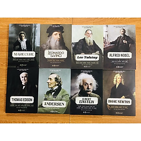 [Download Sách] Combo 8 Cuốn Sách Về Cuộc Đời Của Những Thiên Tài: Elbert Einstein + Thomas Edison + Andersen + Leonardo Da Vinci + Marie Curie + Lev Tolstoy + Isaac Newton + Alfred Nobel