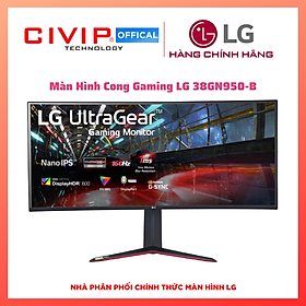 Mua Màn Hình Cong Gaming LG 38GN950-B 37.5” UltraWide QHD+ (3840x1600) 21:9 1ms 160Hz UltraGear Nano IPS - Hàng Chính Hãng