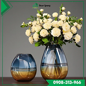 Mua Bình Thủy Tinh Phong Cách Bắc Âu Đơn Giản ( Xanh - Granit)