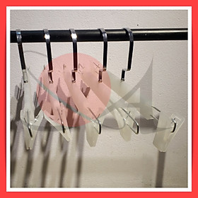 Mua Bộ 100 Kẹp Treo Quần Bằng Nhựa Trắng Cao Cấp