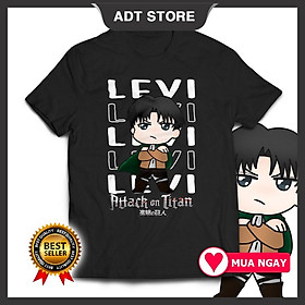 HOT Áo Phông Attack On Titan Levi Ackerman chibi mẫu mới cực chât