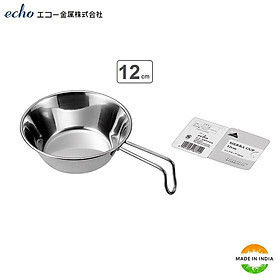 Tô Inox Φ12cm Echo Metal Có Quai Cầm, Treo Tiện Dụng