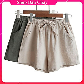 Quần Short Đũi Nữ Ống Rộng Cạp Chun Siêu Mịn Mát, Nhẹ Nhành, Hút Thấm Mồ Hôi Cực Tốt, Cực Dễ Thương SIÊU HOT