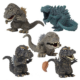 Sét Cả 5 Mô Hình Quái Vật Godzilla - The King Of Monster