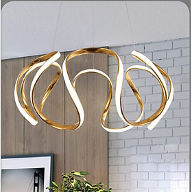 Mua Đèn thả led hiện đại thiết kế uốn lượn độc đáo trang trí phòng khách  bàn ăn  nhà hàng  quán cafe DY3046