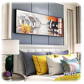 Tranh canvas khổ lớn trang trí phòng ngủ - PN112