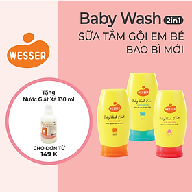Sữa tắm gội Wesser 2 in 1 200ml
