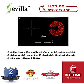 Mua Bếp Điện Từ SEVILLA SV-T60D - Chính Hãng