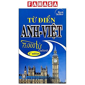 Sách - Từ Điển Anh-Việt 75.000 Từ Oxford - hong duc