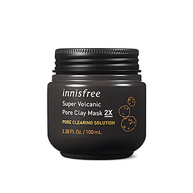 Mặt Nạ Đất Sét Tinh Chất Núi Lửa Innisfree Super Volcanic 2X 100ml