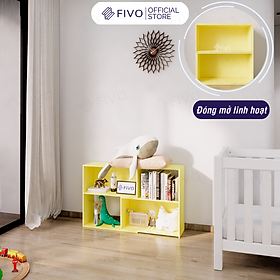 Mua Kệ Sách Đa Năng Cho Bé FIVO FB71 Màu Vàng  An Toàn  Đa Dụng Với Tính Năng Đóng Mở Tiện Lợi - Hàng Chính Hãng