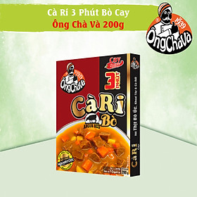 Cà Ri 3 Phút Bò Cay Ông Chà Và 200gr Sản Phẩm Có Thịt Thật