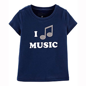 Áo thun bé gái I Music