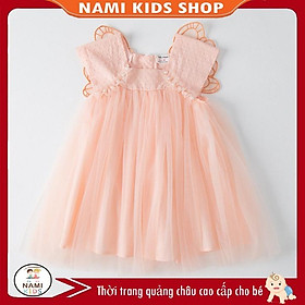 Đầm công chúa cánh thiên thần dự tiệc đáng yêu cho bé gái