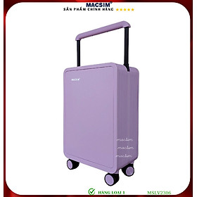 Vali cao cấp Macsim SMLV2306 cỡ 20 inch mà đen, màu xanh, màu trắng, màu tím - Hàng loại 1