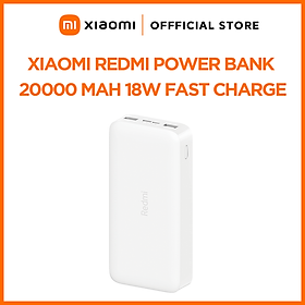 Pin Sạc Dự Phòng Xiaomi Redmi 20000mAh PB200LMZ Tích Hợp Cổng USB Type - C In Hỗ Trợ Sạc Nhanh 18W - Hàng Chính Hãng