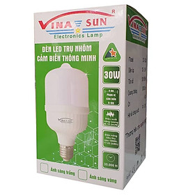 Mua Bóng đèn led trụ nhôm 30W cảm biến thông minh Vina Sun