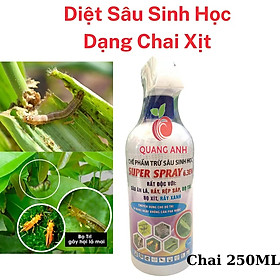 Chế Phẩm Trừ Sâu Sinh Học Super Spray 550ML - Dạng Xịt - Trị Sâu Ăn Lá, Rầy, Rệp Sáp, Bõ Trĩ, Bọ Xít, Rầy Xanh