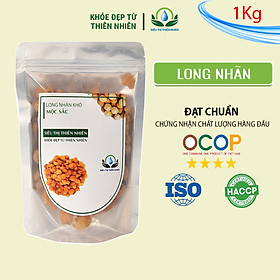 Đặc Sản Hưng Yên - Long Nhãn Sấy Khô Mộc Sắc 1Kg - OCOP 4 SAO