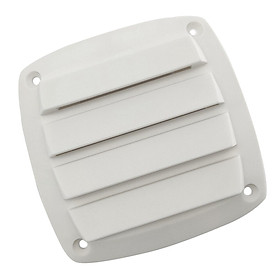 Air Hose thru Vent 5 inch Air Exhaust Ventilator Plastic Louvered Grille Cover for RV Boat Marine Replacement Blinds Vents White Vent