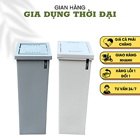 Mua Thùng Rác Nhựa Nắp Lật 20L PUSH KEEP CLEAN Thái Lan ( 19x33.3x45.5cm)