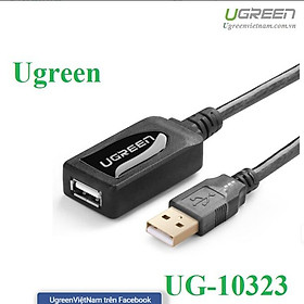 Mua Dây nối dài USB 2.0 (1 đầu đực  1 đầu cái) dài 1.5m UGREEN 10315 - Hàng Chính Hãng