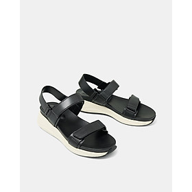 Giày Sandal Nữ 5cm Thời Trang JUNO Sandal Đế Thể Thao Quai Ngang Bản Lớn SD05107