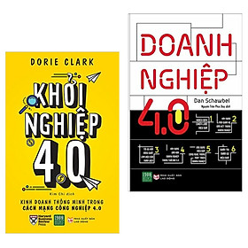 Combo Sách Kinh Tế Hay Nên Đọc: Khởi Nghiệp 4.0 + Doanh Nghiệp 4.0 ( Tặng Kèm Bookmark Happy Life).