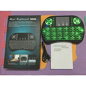 Mua BÀN PHÍM KIÊM CHUỘT KHÔNG DÂY UKB 500-RF MINI KEYBOARD CÓ ĐÈN LED