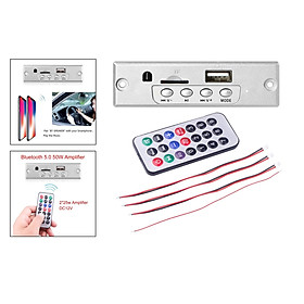 12V Blue Tooth Car Radio MP3 Player Decoder Board Support TF Card USB AUX