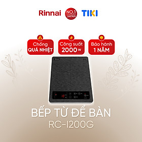 Bếp từ đơn Rinnai RC-I200G điều khiển cảm ứng 2000W - Hàng chính hãng.