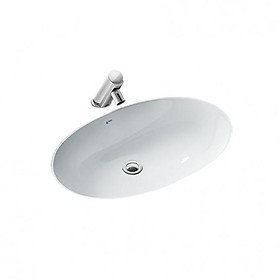 Mua Chậu rửa mặt INAX L-2216V – Âm bàn . Kiểu dáng Oval  Chất liệu sứ cao cấp  chống bám bẩn - Vật liệu xây dựng Big H