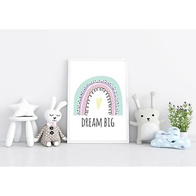 Tranh treo tường | Tranh cho bé-Rainbow Nursery Print, Rainbow Wall Art 30 , tranh canvas giá rẻ