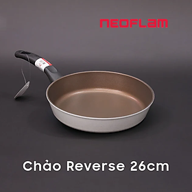 [Hàng chính hãng] Chảo chiên Neoflam Reverse 26cm. 4 màu ghi xám, xanh lá, xanh dương, hồng đào