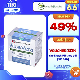 Thực phẩm bảo vệ sức khỏe ALOE VERA sữa ong chúa,đẹp da-giải độc-nha đam-MediBeauty-Robinson Pharma usa-Hộp 100 viên