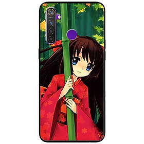 Ốp lưng dành cho Realme 6i mẫu Anime Cô Gái Kimono Đỏ