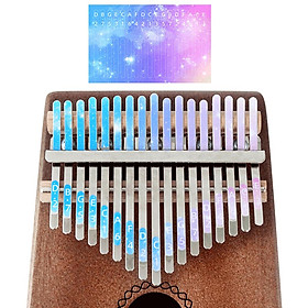 Kalimba Scale Key  Sticker Percussion Parts Accs For Learner Musical Set