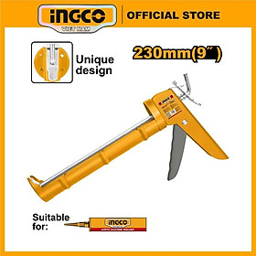 Mua Dụng cụ bắn silicon INGCO HCG1809 chiều dài 230mm (9 )  độ dày 0 8mm đường kính 51mm