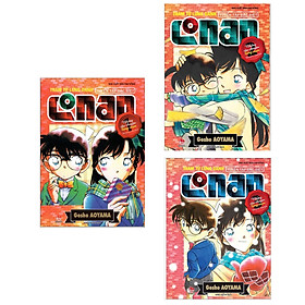 Combo 3 cuốn truyện Thám Tử Lừng Danh Conan - Tuyển Tập Đặc Biệt: Những Câu Chuyện Lãng Mạn - Tập 1 + Tập 2 + Tập 3 ( Tặng kèm Poscard Happy Life)