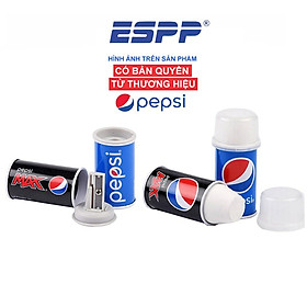 Combo đồ chuốt và gôm hình lon Pepsi chất liệu kim loại cao cấp (Đen/ Xanh Dương ) - HELIX