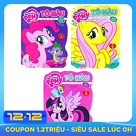 Bộ Sách My Little Pony - Tô Màu Và Các Trò Chơi (Bộ 3 Cuốn)