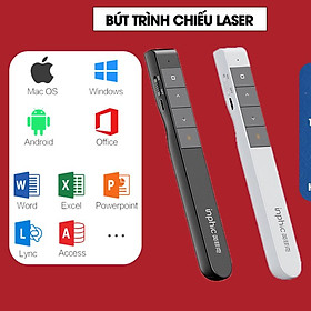 Bút Trình Chiếu Powerpoint Thuyết Trình Laser TEKKIN Inphic L1P Chiếu Slide - hàng nhập khẩu