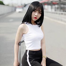 Áo Ba Lỗ Nữ Croptop Ngang Eo Thoitrang24h Gợi Cảm Thun Gân Vài Dày Nhiều Màu