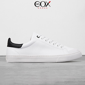 Hình ảnh Giày Sneaker Da Nam DINCOX C13 Cách Điệu Sáng Tạo White/Black